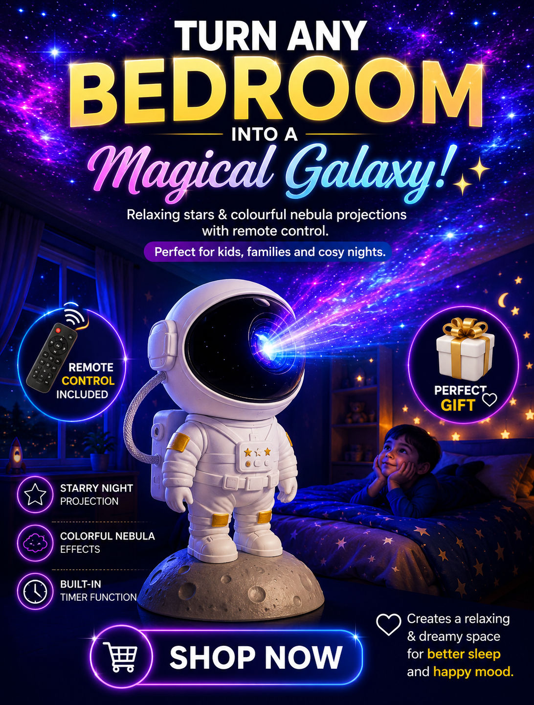 Astronaut Projector