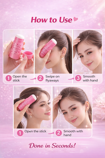 Instant hair stick wax