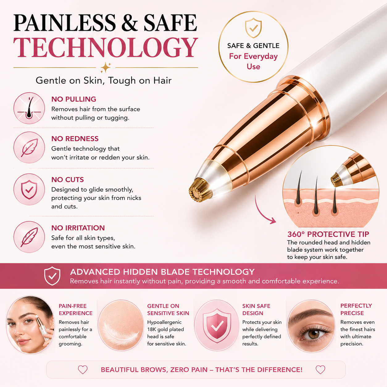 Eye brow Trimmer
